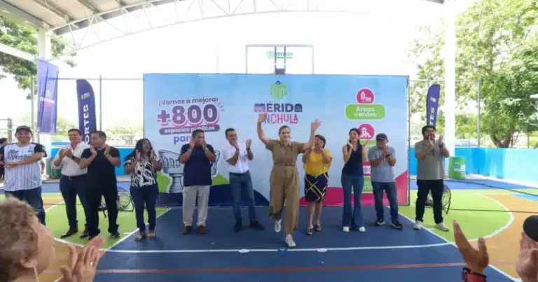 cecilia patrón inaugura rehabilitación de la unidad deportiva y nuevo domo de la morelos