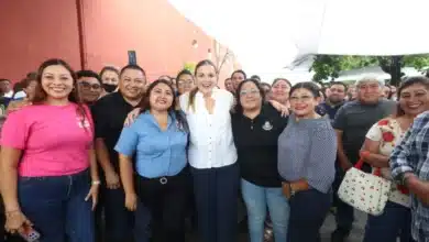 cecilia patrón reconoce a a trabajadores por atender emergencias durante las lluvias