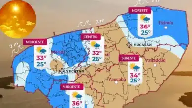 Clima en Yucatán prevén ambiente caluroso y baja probabilidad de lluvias