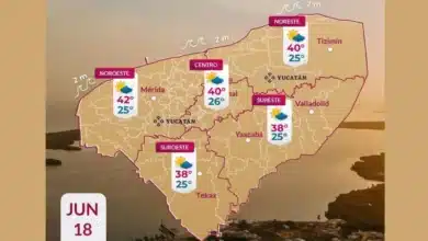 clima en yucatán temperaturas de hasta 42 grados este jueves 18 de junio