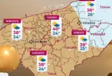 Clima hoy en Yucatán habrá ambiente muy caluroso en el día