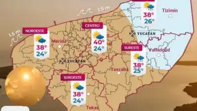Clima hoy en Yucatán habrá ambiente muy caluroso en el día