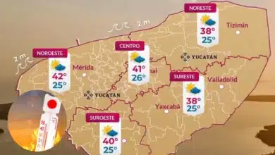 Clima hoy en Yucatán temperaturas de hasta 42°C este sábado 20 de junio