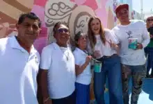 comerciantes transforman el lucas de gálvez con mural comunitario