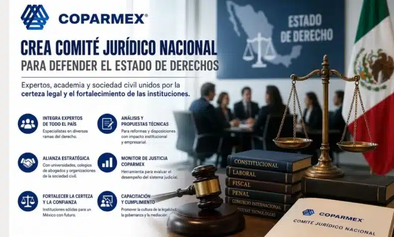 coparmex crea comité nacional para blindar el estado de derecho empresarios