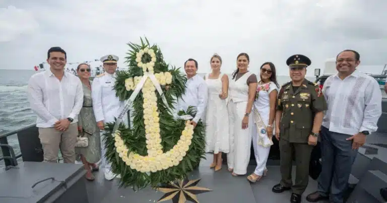 Conmemoración nacional del Día de la Marina (Foto de cortesía)