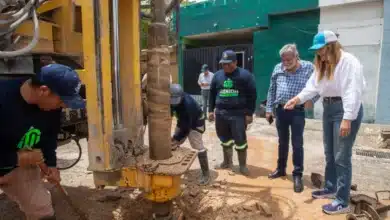 Cecilia Patrón refuerza acciones contra inundaciones; perforarán 60 nuevos pozos en Mérida (Foto de cortesía)