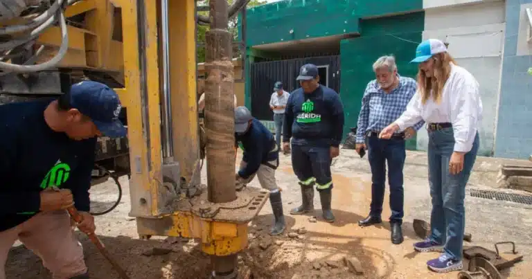 Cecilia Patrón refuerza acciones contra inundaciones; perforarán 60 nuevos pozos en Mérida (Foto de cortesía)