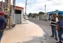 Cecilia Patrón refuerza atención a zonas inundadas con construcción de 120 nuevos pozos (Foto de cortesía)
