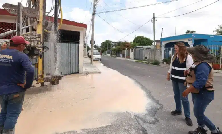 Cecilia Patrón refuerza atención a zonas inundadas con construcción de 120 nuevos pozos (Foto de cortesía)