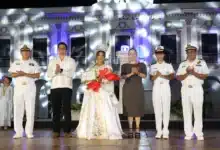 Yesenia Danae Colli Nah como Reina de la Marina Nacional 2026 (Foto de cortesía)