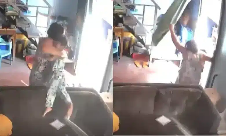 Mujer protege a su nieto en terremoto de Filipinas (Fotos de internet)