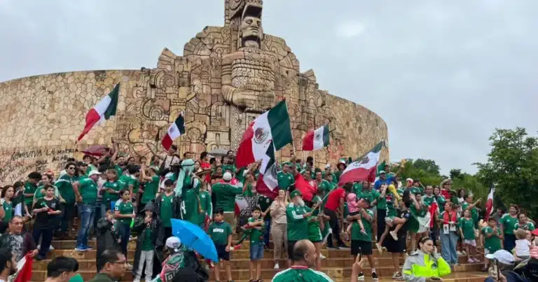Mérida vive al máximo la fiebre mundialista (Foto de cortesía)