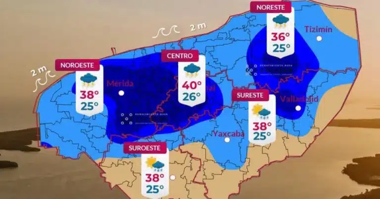 Clima hoy en Yucatán: se espera lluvias ligeras (Foto de Procivy)