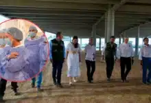 Claudia Sheinbaum supervisa nuevo hospital del IMSS en Aguascalientes (Foto de Gobierno de México)