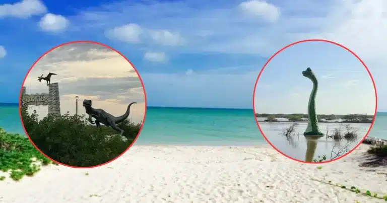 ¿Conocías la playa con dinosaurios de México? (Fotos de internet)