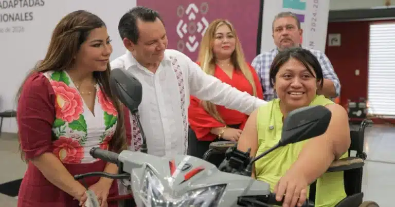 entrega yucatán motos adaptadas y anuncia inversión en agua potable para ticul y yotholín