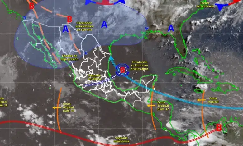 lluvias fuertes y calor extremo marcarán el clima de hoy