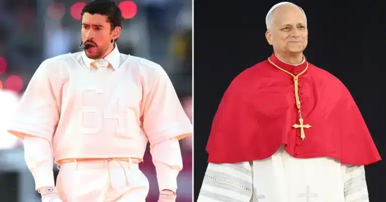 papa león y bad bunny coinciden en madrid