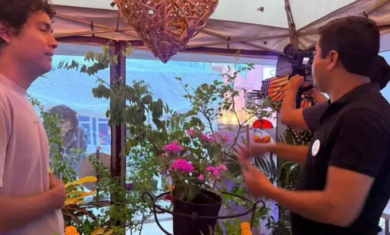 “Alas y Deseos”, el mariposario móvil que cautiva a visitantes en la Expo Foro Ambiental 2026