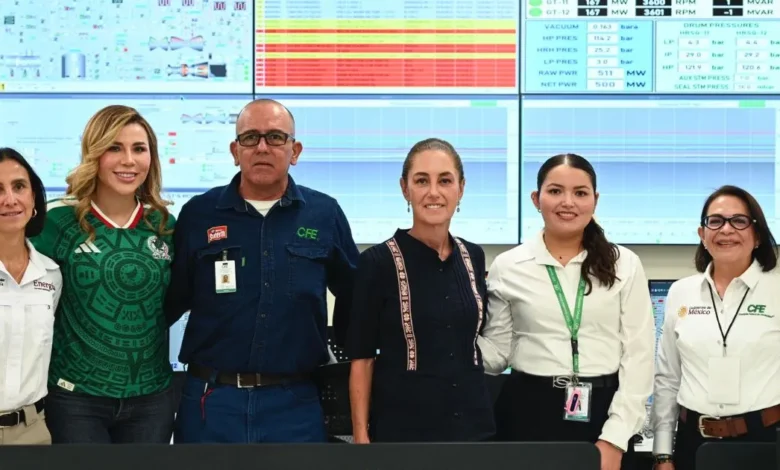 sheinbaum inaugura central de cfe en mexicali suma 653 mw al sistema eléctrico nacional