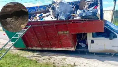 Socavón sorprende en Kanasín; investigan posible caverna bajo la zona y anuncian reparación