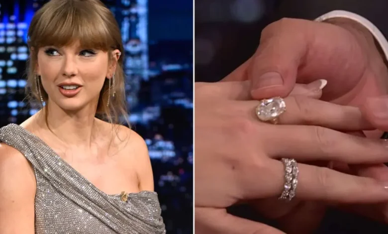 anillo de compromiso de taylor swift sorprende por su diseño