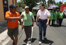 cecilia patrón entrega calles repavimentadas y supervisa nuevas obras viales