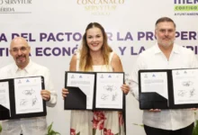 cecilia patrón firma pacto por la prosperidad, la justicia económica y la seguridad