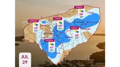 clima hoy en yucatán calor de hasta 42 grados y lluvias dispersas este miércoles