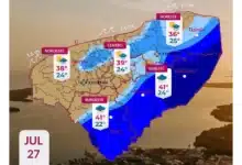 clima hoy en yucatán lluvias fuertes y calor de hasta 41 grados