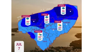 clima hoy en yucatán se espera lluvias en gran parte del estado