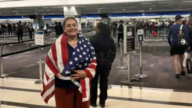 dena karari regresa a estados unidos tras 566 días retenida en irán
