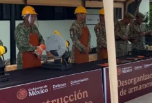 Destruyen 293 armas aseguradas en el Día Internacional de la Destrucción de Armas de Fuego