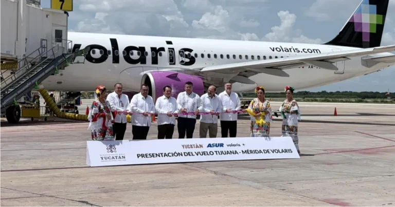 Regresa el vuelo directo Mérida-Tijuana (Foto de cortesía)