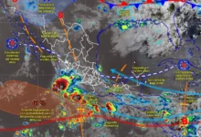 Pronóstico del clima: los efectos de la onda tropical 18 se sentirán en estos estados (Imagen de Conagua)
