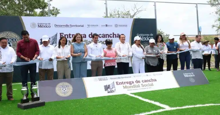 Yucatán lidera a nivel nacional con más canchas del programa SEDATU-CONADE (Foto de cortesía)
