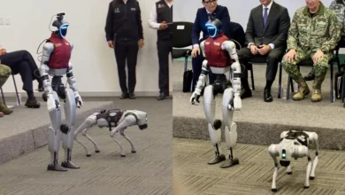 Presentan a CeCi y K5, robots asistentes del C5 en Edomex (Fotos de internet)