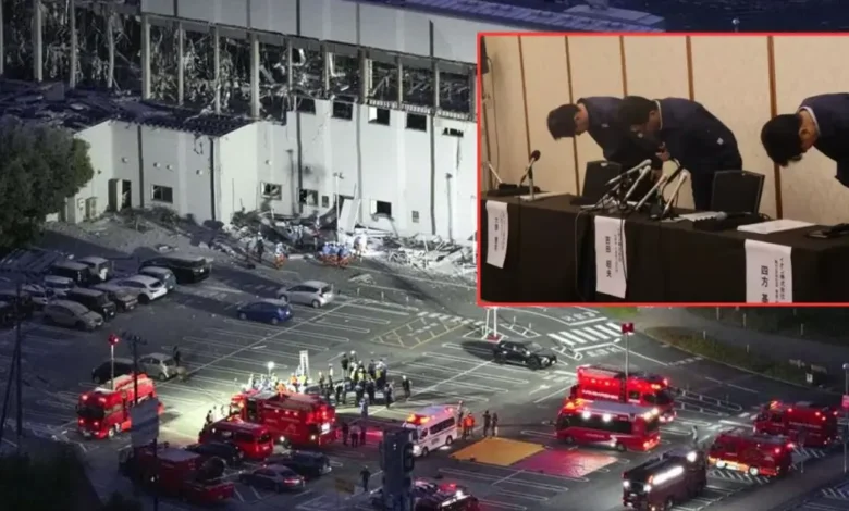 explosión en centro comercial de kumamoto deja tres empleados muertos presidente de aeon ofrece disculpas