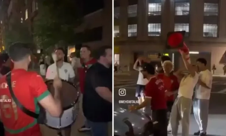 marruecos aplica la serenata mundialista a francia repiten escena que vivió méxico