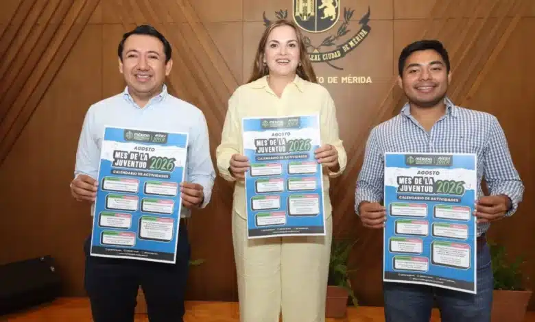 mérida alista actividades para celebrar el mes de la juventud 2026