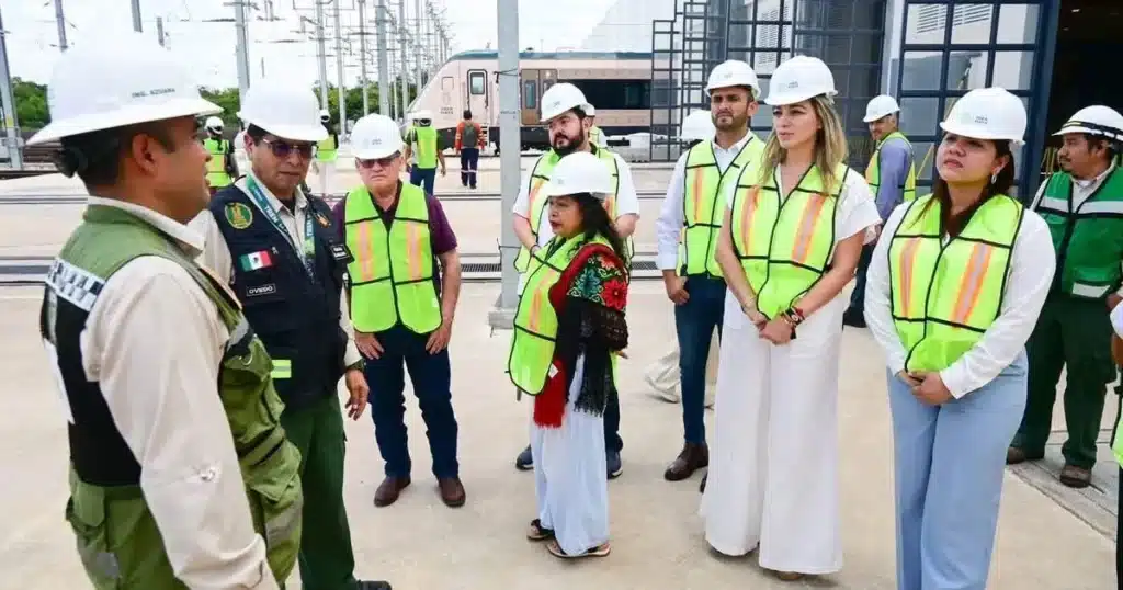 naomi peniche recorre el tren maya y destaca su impacto en el desarrollo de yucatán (1)