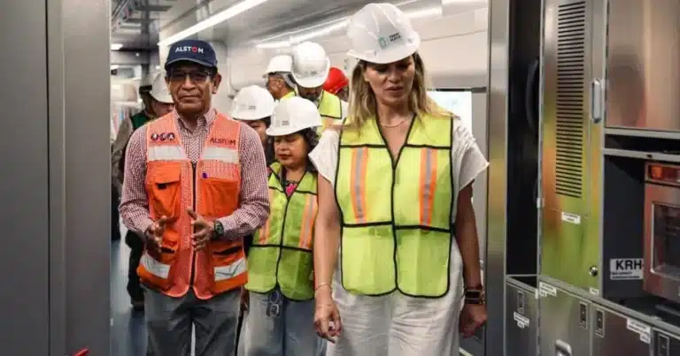 naomi peniche recorre el tren maya y destaca su impacto en el desarrollo de yucatán