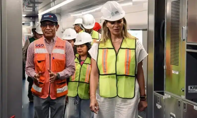 naomi peniche recorre el tren maya y destaca su impacto en el desarrollo de yucatán