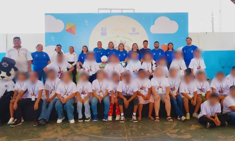 Más de 50 niñas y niños con discapacidad viven “Un Verano DIF-erente” en Kanasín