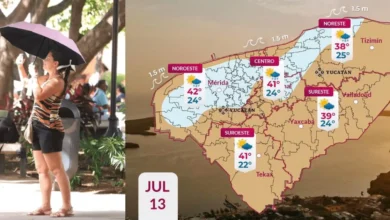 Clima hoy en Yucatán: se espera un día extremadamente caluroso