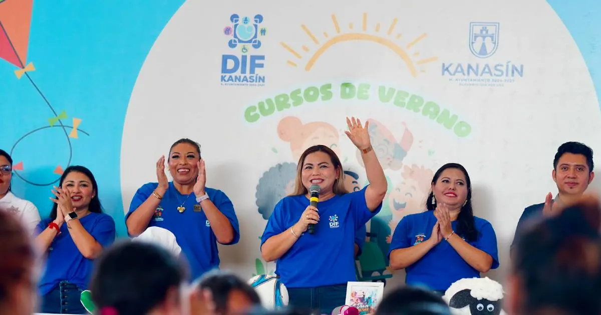 Más de 50 niñas y niños con discapacidad viven “Un Verano DIF-erente” en Kanasín