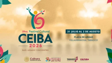 Tabasco anuncia la edición de verano del Festival Cultural CEIBA 2026 con Susana Zabaleta, Inspector y talento regional