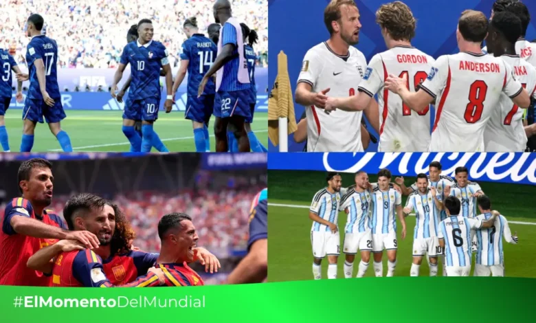 Rumbo a la gloria Quedan definidos los cruces, fechas y sedes de los cuartos de final en la Copa del Mundo (Fotos EspecialesCortesías)