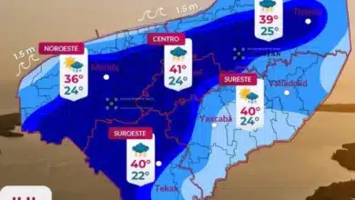 Se prevé lluvias fuertes y calor de hasta 41°C este sábado 25 de julio